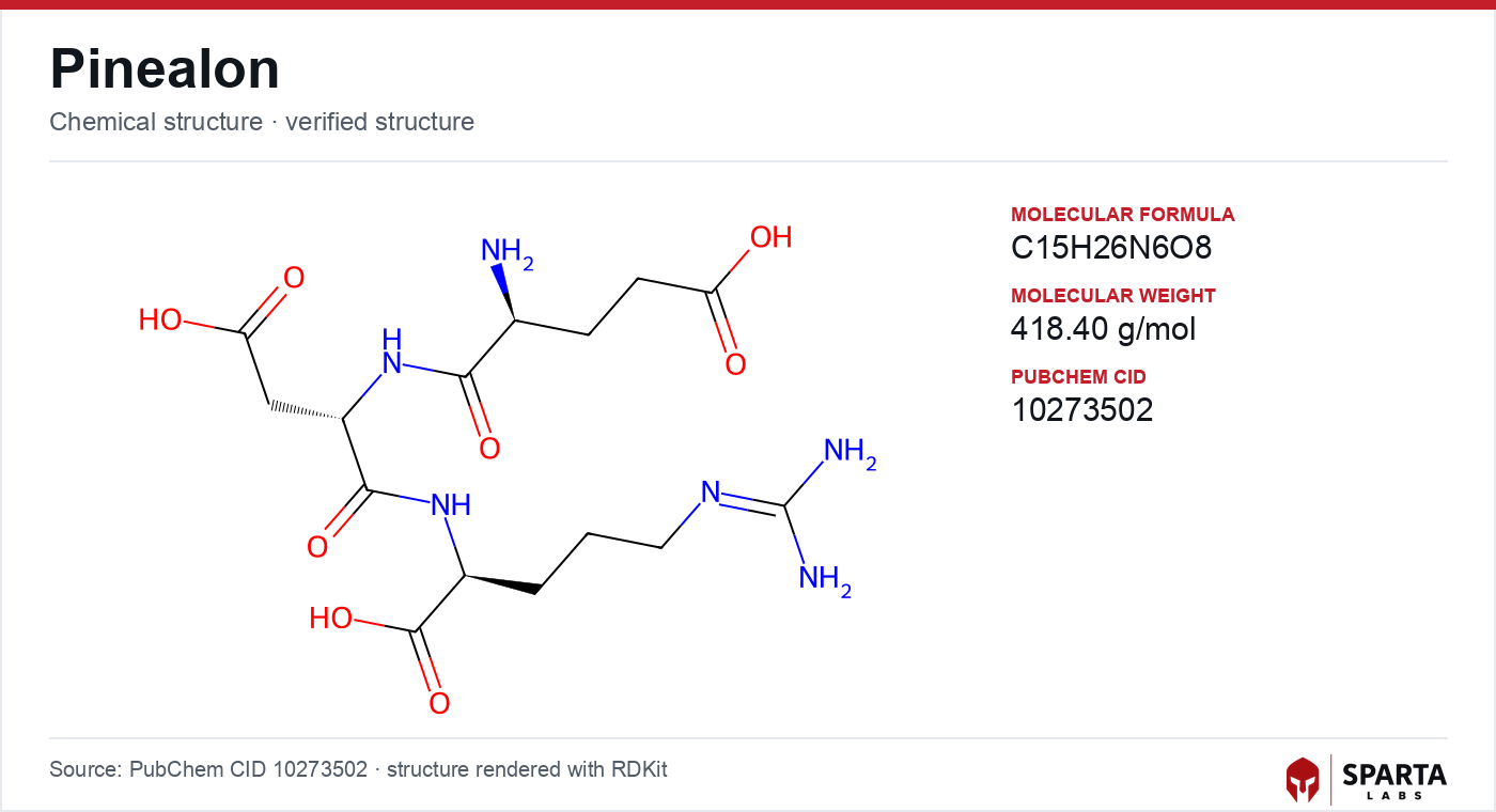 Pinealon molecular structure